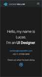 Mobile Screenshot of lucasvallim.com